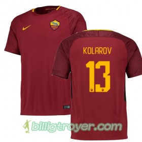Billige Fotballdrakter AS Roma KOLAROV 13 Hjemmedraktsett 2017/18 Kortermet