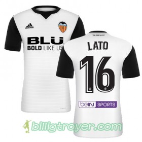 Billige Fotballdrakter Valencia CF LATO Hjemmedraktsett 2017/18 Kortermet