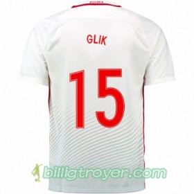 Billige Fotballdrakter Polen KAMIL GLIK Hjemmedraktsett Euro 2016