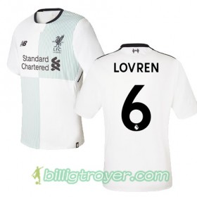 Billige Fotballdrakter Liverpool LOVREN 6 Bortedraktsett 2017/18 Kortermet