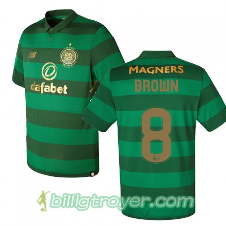 Billige Fotballdrakter Celtic FC SCOTT BROWN Bortedraktsett 2017/18 Kortermet