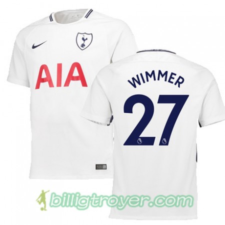 Billige Fotballdrakter Tottenham Hotspur WIMMER 27 Hjemmedraktsett 2017/18 Kortermet