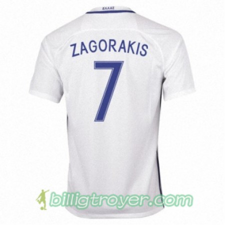 Billige Fotballdrakter Hellas THEODOROS ZAGORAKIS Hjemmedraktsett 2016/17 Kortermet