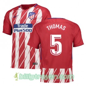 Billige Fotballdrakter Atlético Madrid THOMAS 5 Hjemmedraktsett 2017/18 Kortermet