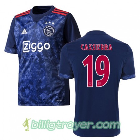 Billige Fotballdrakter AFC Ajax MATEO CASSIERRA 19 Bortedraktsett 2017/18 Kortermet