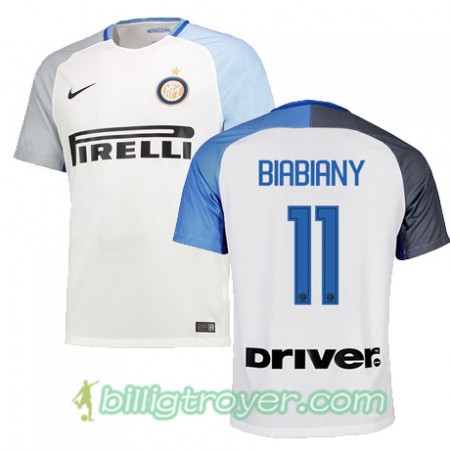 Billige Fotballdrakter Inter BIABIANY 11 Bortedraktsett 2017/18 Kortermet