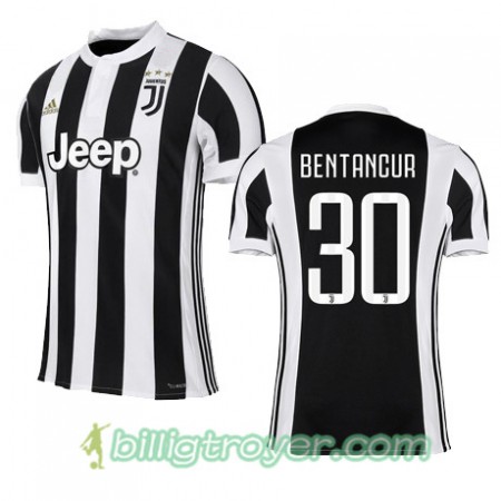 Billige Fotballdrakter Juventus BENTANCUR 30 Hjemmedraktsett 2017/18 Kortermet