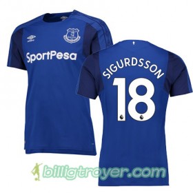 Billige Fotballdrakter Everton SIGURDSSON Hjemmedraktsett 2017/18 Kortermet