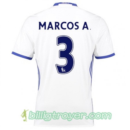 Billige Fotballdrakter Chelsea MARCOS A 3 Tredjedraktsett 2017/18 Kortermet
