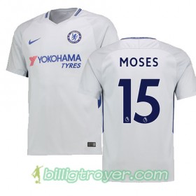 Billige Fotballdrakter Chelsea MOSES 15 Bortedraktsett 2017/18 Kortermet