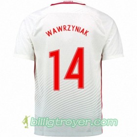 Billige Fotballdrakter Polen JAKUB WAWRZYNIAK Hjemmedraktsett Euro 2016
