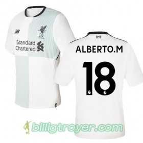 Billige Fotballdrakter Liverpool ALBERTO M 18 Bortedraktsett 2017/18 Kortermet