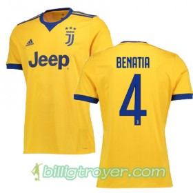Billige Fotballdrakter Juventus BENATIA 4 Bortedraktsett 2017/18 Kortermet