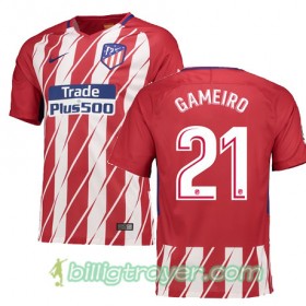 Billige Fotballdrakter Atlético Madrid GAMEIRO 21 Hjemmedraktsett 2017/18 Kortermet