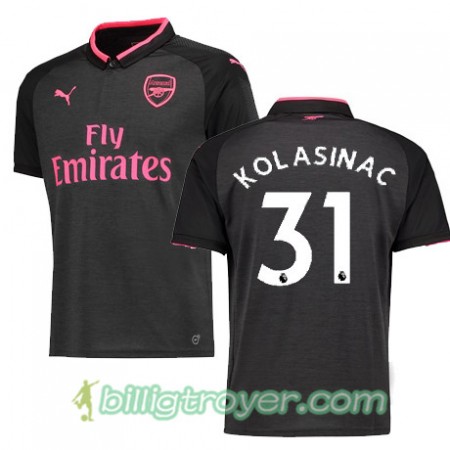Billige Fotballdrakter Arsenal KOLASINAC 31 Tredjedraktsett 2017/18 Kortermet