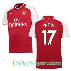 Billige Fotballdrakter Arsenal IWOBI 17 Hjemmedraktsett 2017/18 Kortermet