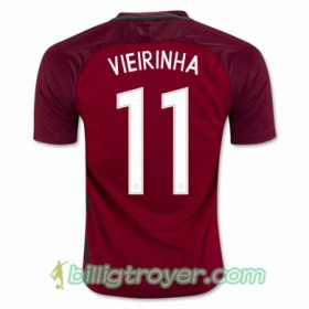 Billige Fotballdrakter Portugal VIEIRINHA Hjemmedraktsett Euro 2016