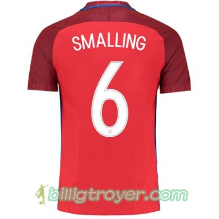 Billige Fotballdrakter England SMALLING Bortedraktsett Euro 2016