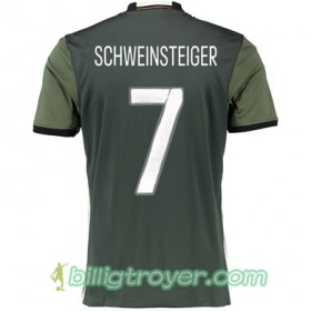 Billige Fotballdrakter Tyskland BASTIAN SCHWEINSTEIGER Bortedraktsett Euro 2016