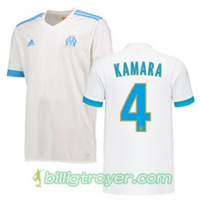 Billige Fotballdrakter Olympique de Marseille KAMARA 4 Hjemmedraktsett 2017/18 Kortermet