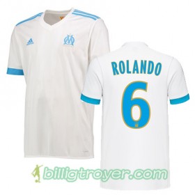 Billige Fotballdrakter Olympique de Marseille ROLANDO 6 Hjemmedraktsett 2017/18 Kortermet