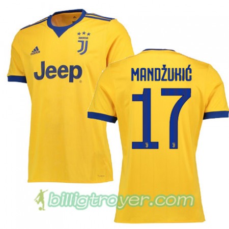 Billige Fotballdrakter Juventus MANDZUKIC 17 Bortedraktsett 2017/18 Kortermet