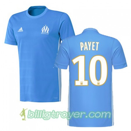 Billige Fotballdrakter Olympique de Marseille Dimitri Payet 10 Bortedraktsett 2017/18 Kortermet