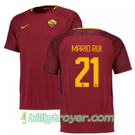 Billige Fotballdrakter AS Roma MARIO RUI 21 Hjemmedraktsett 2017/18 Kortermet