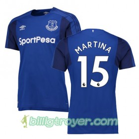 Billige Fotballdrakter Everton MARTINA Hjemmedraktsett 2017/18 Kortermet