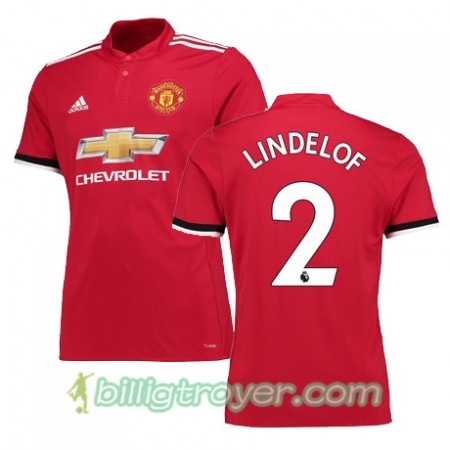 Billige Fotballdrakter Manchester United LINDELOF 2 Hjemmedraktsett 2017/18 Kortermet