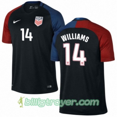 Billige Fotballdrakter USA DANNY WILLIAMS Bortedraktsett 2016/17 Kortermet
