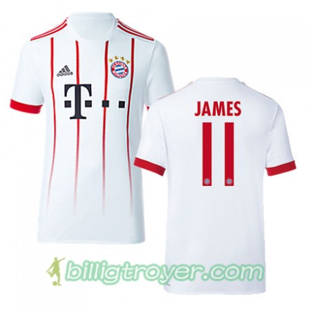 Billige Fotballdrakter FC Bayern München JAMES 11 Tredjedraktsett 2017/18 Kortermet