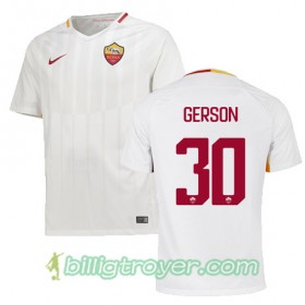 Billige Fotballdrakter AS Roma GERSON 30 Bortedraktsett 2017/18 Kortermet