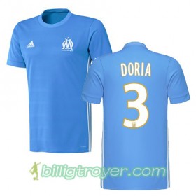 Billige Fotballdrakter Olympique de Marseille DORIA 3 Bortedraktsett 2017/18 Kortermet