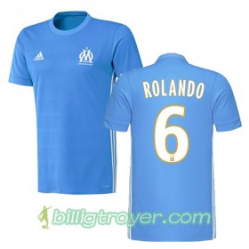 Billige Fotballdrakter Olympique de Marseille ROLANDO 6 Bortedraktsett 2017/18 Kortermet