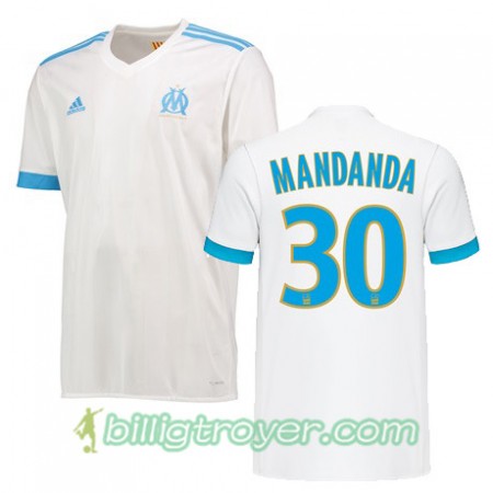 Billige Fotballdrakter Olympique de Marseille MANDANDA 30 Hjemmedraktsett 2017/18 Kortermet