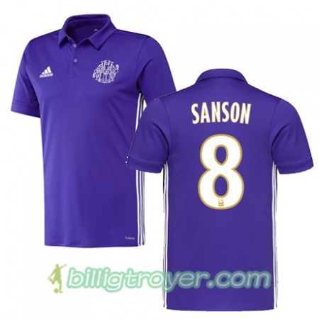 Billige Fotballdrakter Olympique de Marseille Morgan Sanson 8 Tredjedraktsett 2017/18 Kortermet