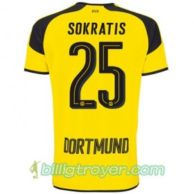 Billige Fotballdrakter Borussia Dortmund SOKRATIS 25 Tredjedraktsett 2017/18 Kortermet