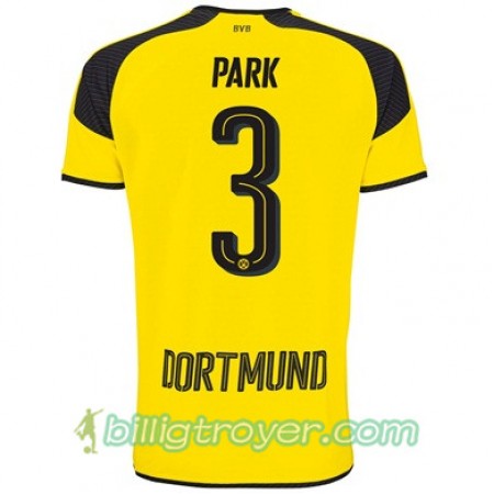 Billige Fotballdrakter Borussia Dortmund PARK 3 Tredjedraktsett 2017/18 Kortermet