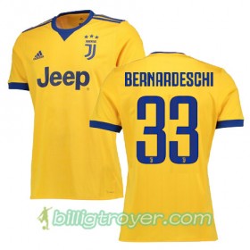 Billige Fotballdrakter Juventus BERNARDESCHI 33 Bortedraktsett 2017/18 Kortermet