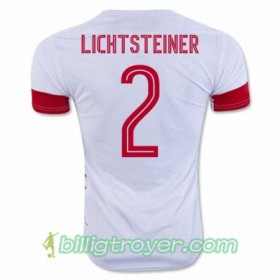 Billige Fotballdrakter Sveits STEPHAN LICHTSTEINER Bortedraktsett Euro 2016