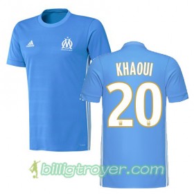 Billige Fotballdrakter Olympique de Marseille SAIF EDDINE KHAOUI 20 Bortedraktsett 2017/18 Kortermet