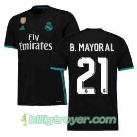 Billige Fotballdrakter Real Madrid BORJA MAYORAL 21 Bortedraktsett 2017/18 Kortermet