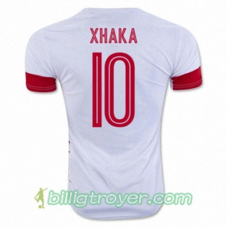 Billige Fotballdrakter Sveits GRANIT XHAKA Bortedraktsett Euro 2016