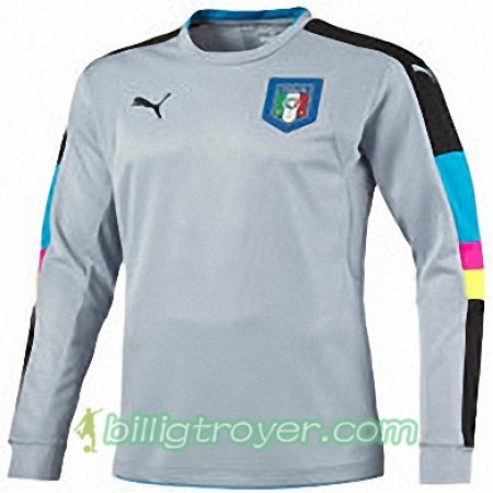 Billige Fotballdrakter Italia Keeper drakt Euro 2016 Langermet