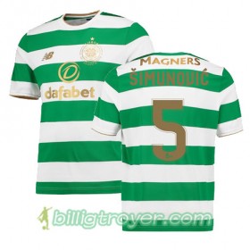 Billige Fotballdrakter Celtic FC JOZO SIMUNOVIC Hjemmedraktsett 2017/18 Kortermet