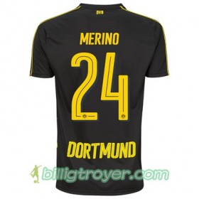 Billige Fotballdrakter Borussia Dortmund MERINO 24 Bortedraktsett 2017/18 Kortermet