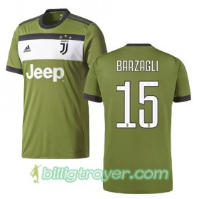 Billige Fotballdrakter Juventus BARZAGLI 15 Tredjedraktsett 2017/18 Kortermet