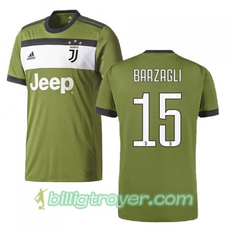 Billige Fotballdrakter Juventus BARZAGLI 15 Tredjedraktsett 2017/18 Kortermet