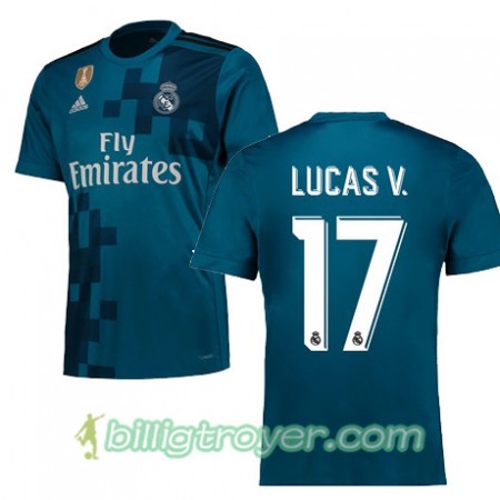 Billige Fotballdrakter Real Madrid LUCAS V 17 Tredjedraktsett 2017/18 Kortermet